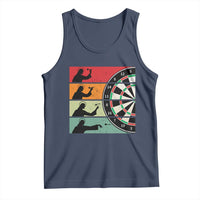 Vintage Darts Player Christian Faith Gift Tank Top Jesus Bullseye Shooter - Wonder Print Shop