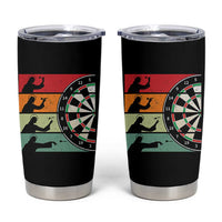 Vintage Darts Player Christian Faith Gift Tumbler Cup Jesus Bullseye Shooter - Wonder Print Shop