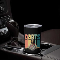 Funny Jesus Dart Player Sunset Retro Vintage Tumbler Cup Christian Dartist Gift - Wonder Print Shop
