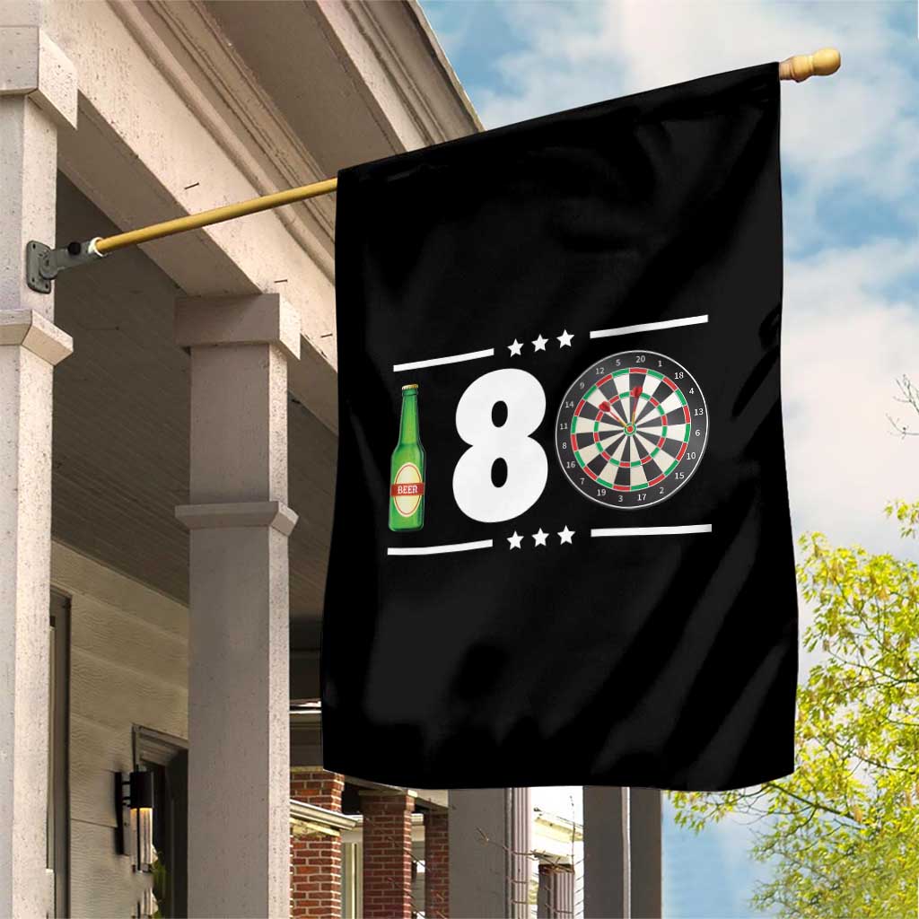 Darts Master 180 And Beer Garden Flag Funny Bullseye Shooter Gift - Wonder Print Shop