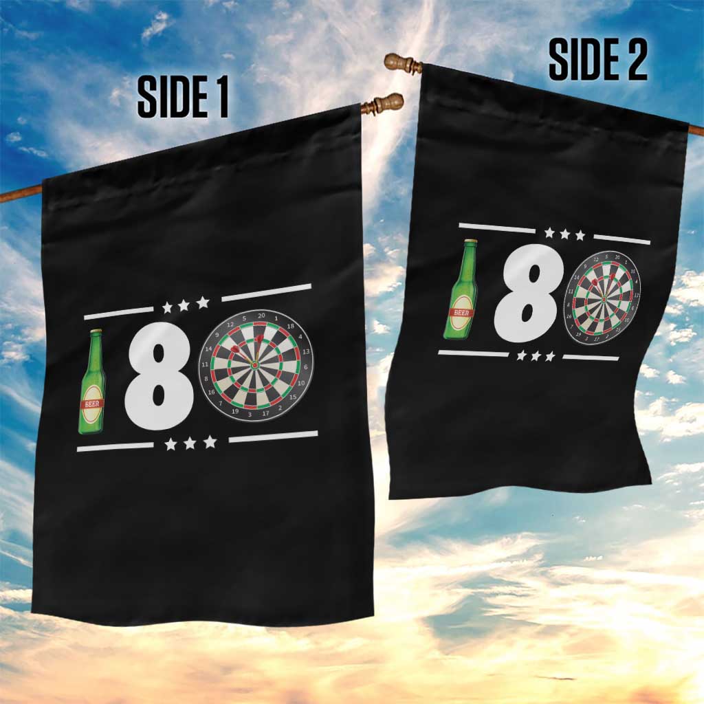 Darts Master 180 And Beer Garden Flag Funny Bullseye Shooter Gift - Wonder Print Shop