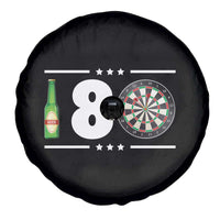 Darts Master 180 And Beer Spare Tire Cover Funny Bullseye Shooter Gift - Wonder Print Shop