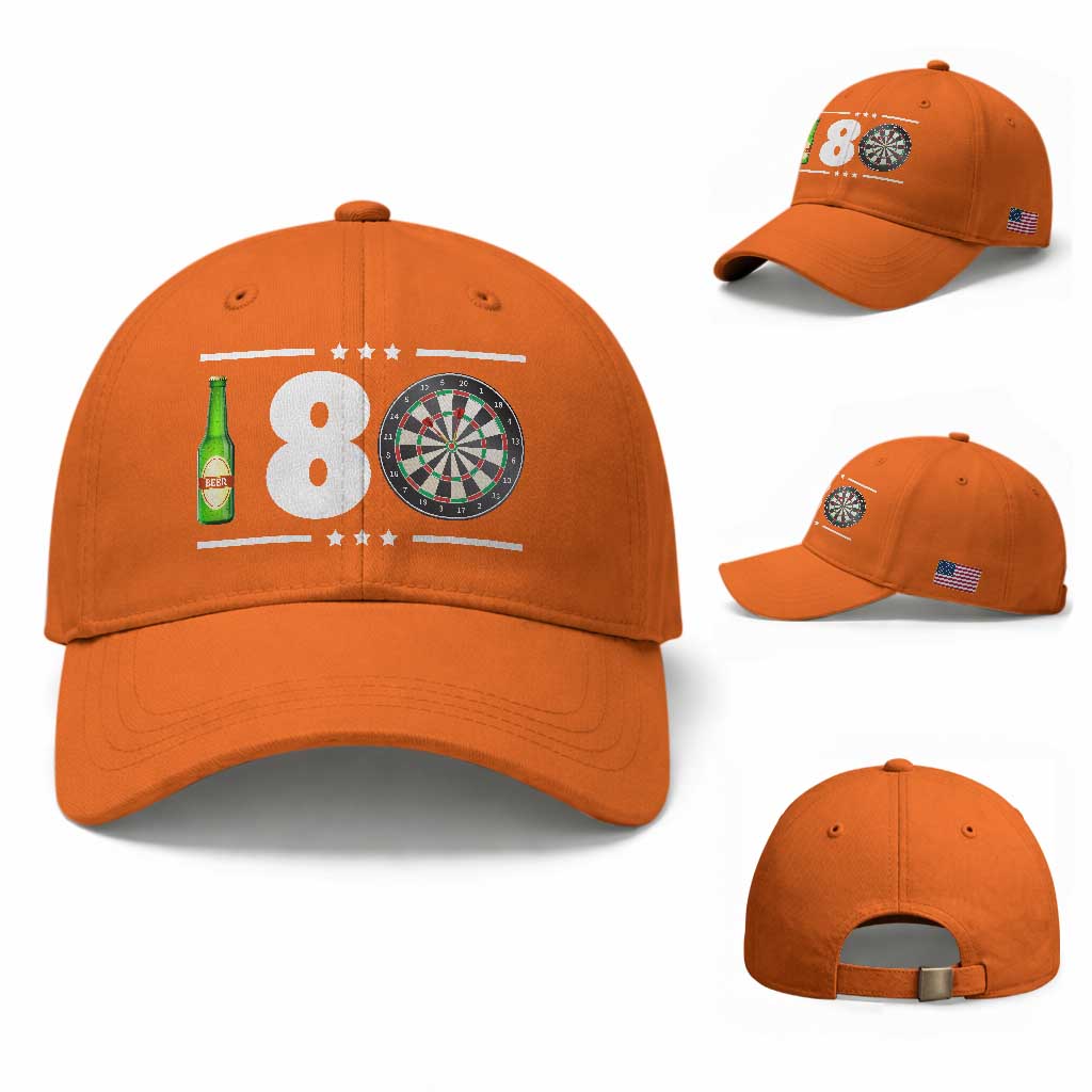 Darts Master 180 And Beer Baseball Cap Funny Bullseye Shooter Gift