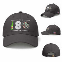 Darts Master 180 And Beer Baseball Cap Funny Bullseye Shooter Gift