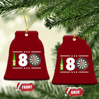 Darts Master 180 And Beer Ceramic Ornament Funny Bullseye Shooter Gift - Wonder Print Shop