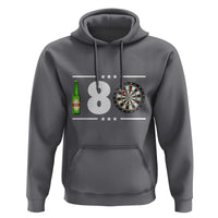 Darts Master 180 And Beer Hoodie Funny Bullseye Shooter Gift - Wonder Print Shop