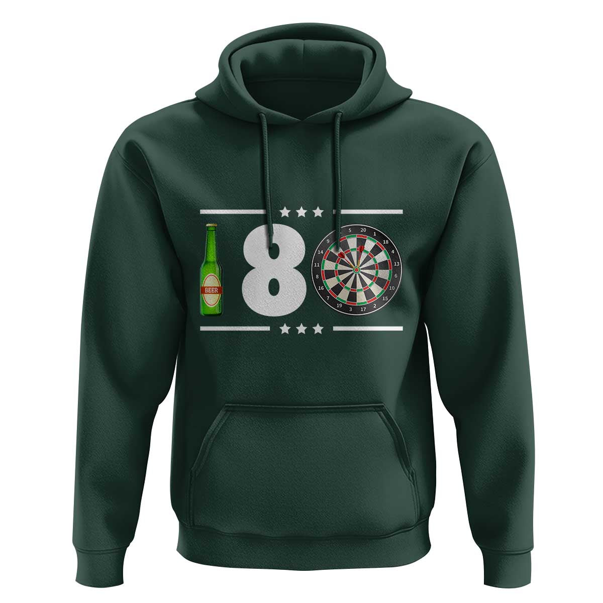 Darts Master 180 And Beer Hoodie Funny Bullseye Shooter Gift - Wonder Print Shop