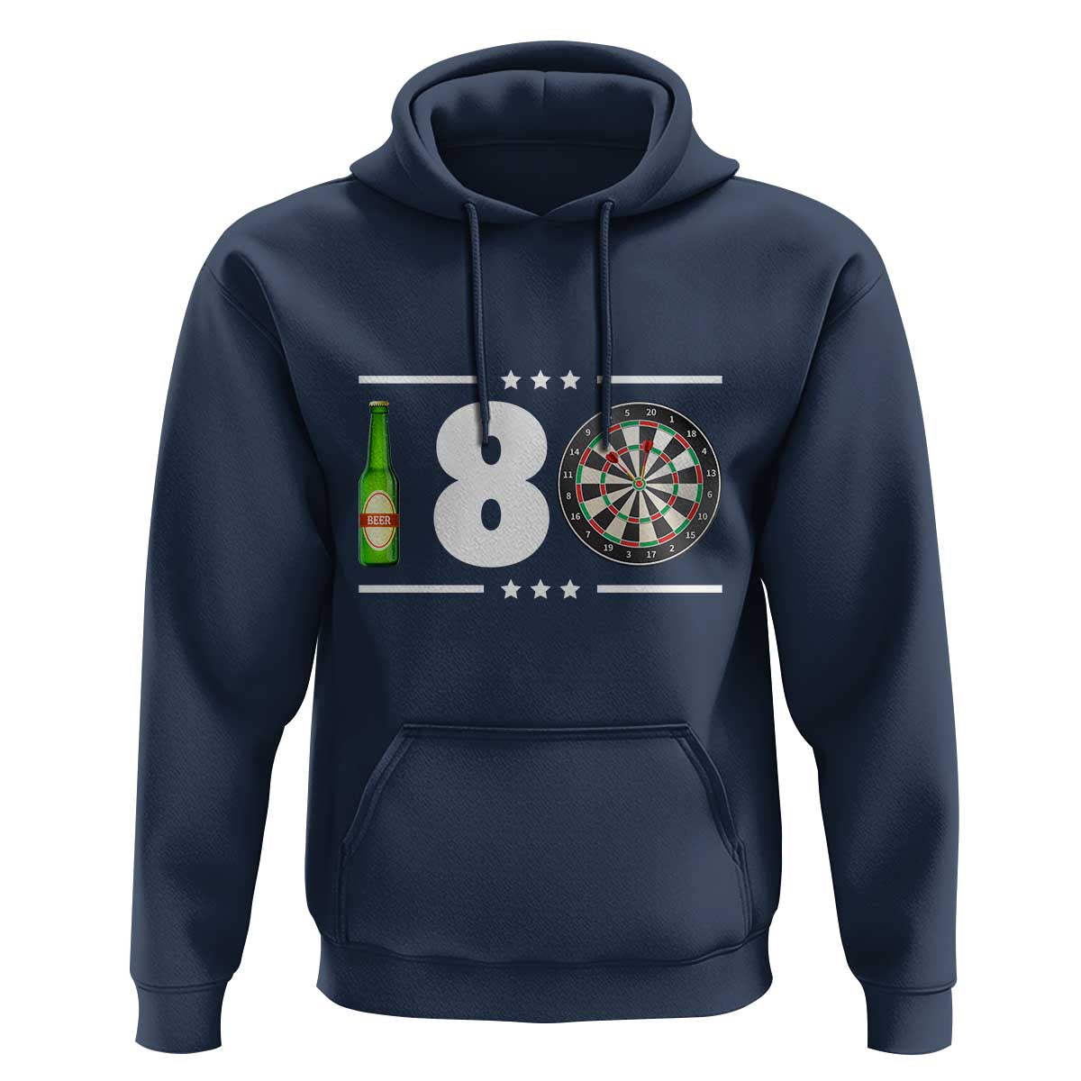 Darts Master 180 And Beer Hoodie Funny Bullseye Shooter Gift - Wonder Print Shop