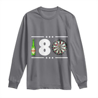 Darts Master 180 And Beer Long Sleeve Shirt Funny Bullseye Shooter Gift - Wonder Print Shop
