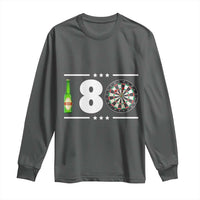 Darts Master 180 And Beer Long Sleeve Shirt Funny Bullseye Shooter Gift - Wonder Print Shop