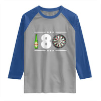 Darts Master 180 And Beer Raglan Shirt Funny Bullseye Shooter Gift - Wonder Print Shop