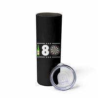 Darts Master 180 And Beer Skinny Tumbler Funny Bullseye Shooter Gift - Wonder Print Shop