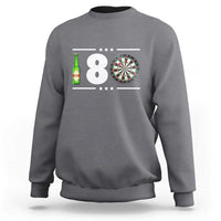 Darts Master 180 And Beer Sweatshirt Funny Bullseye Shooter Gift - Wonder Print Shop