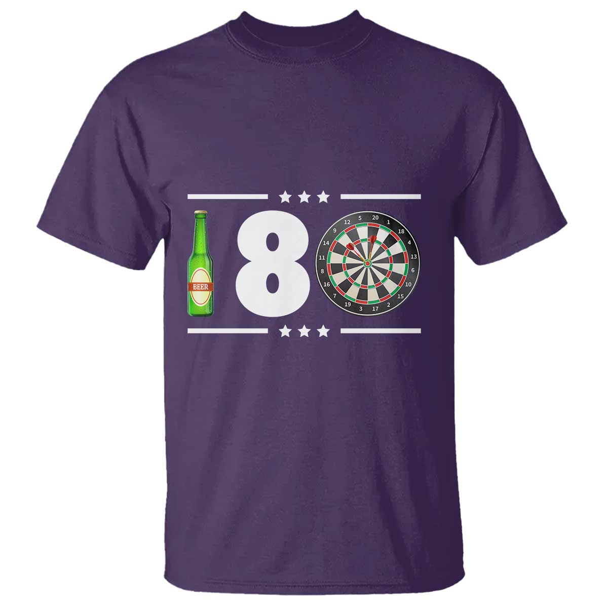 Darts Master 180 And Beer T Shirt Funny Bullseye Shooter Gift - Wonder Print Shop