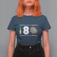 Darts Master 180 And Beer T Shirt For Women Funny Bullseye Shooter Gift - Wonder Print Shop