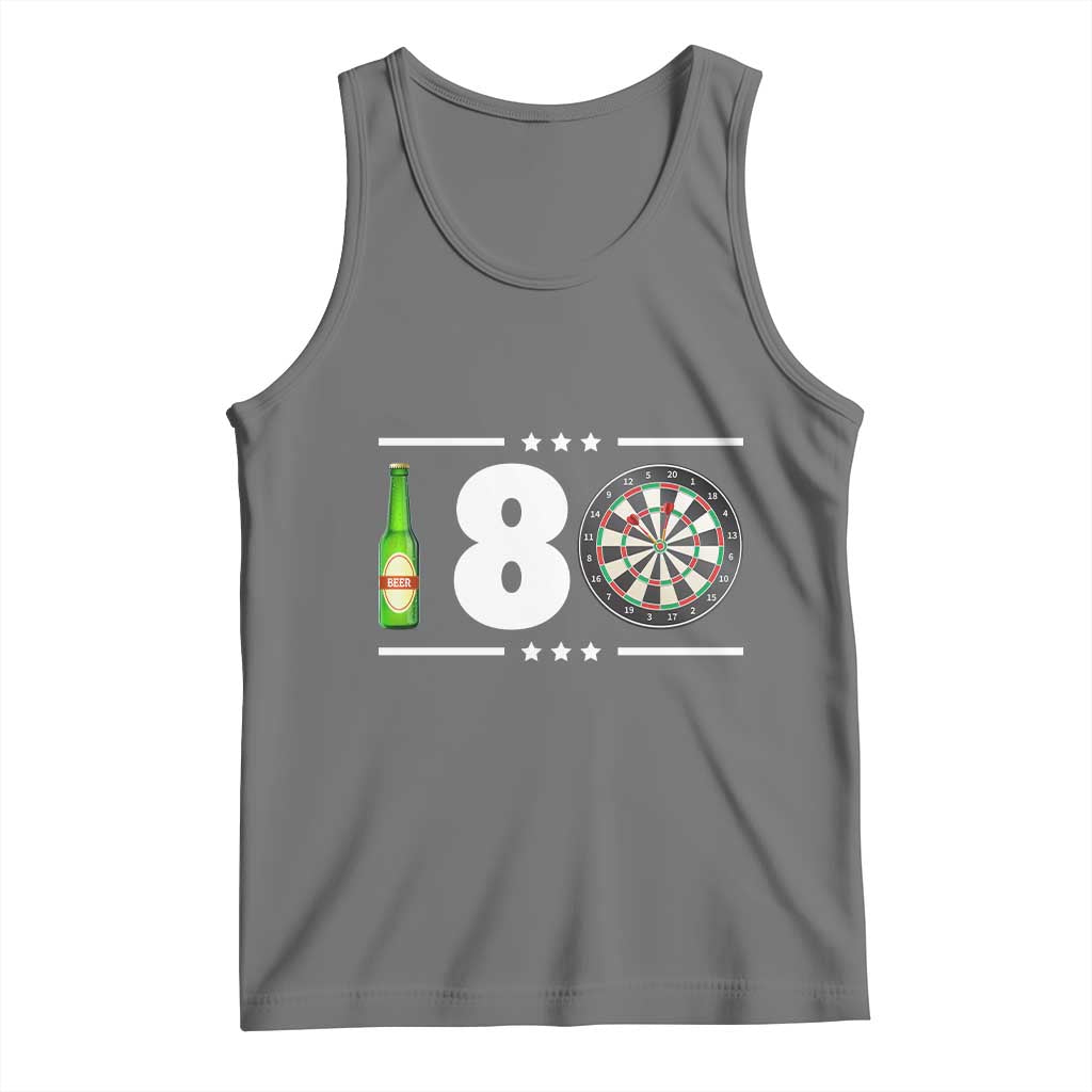 Darts Master 180 And Beer Tank Top Funny Bullseye Shooter Gift - Wonder Print Shop