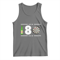 Darts Master 180 And Beer Tank Top Funny Bullseye Shooter Gift - Wonder Print Shop