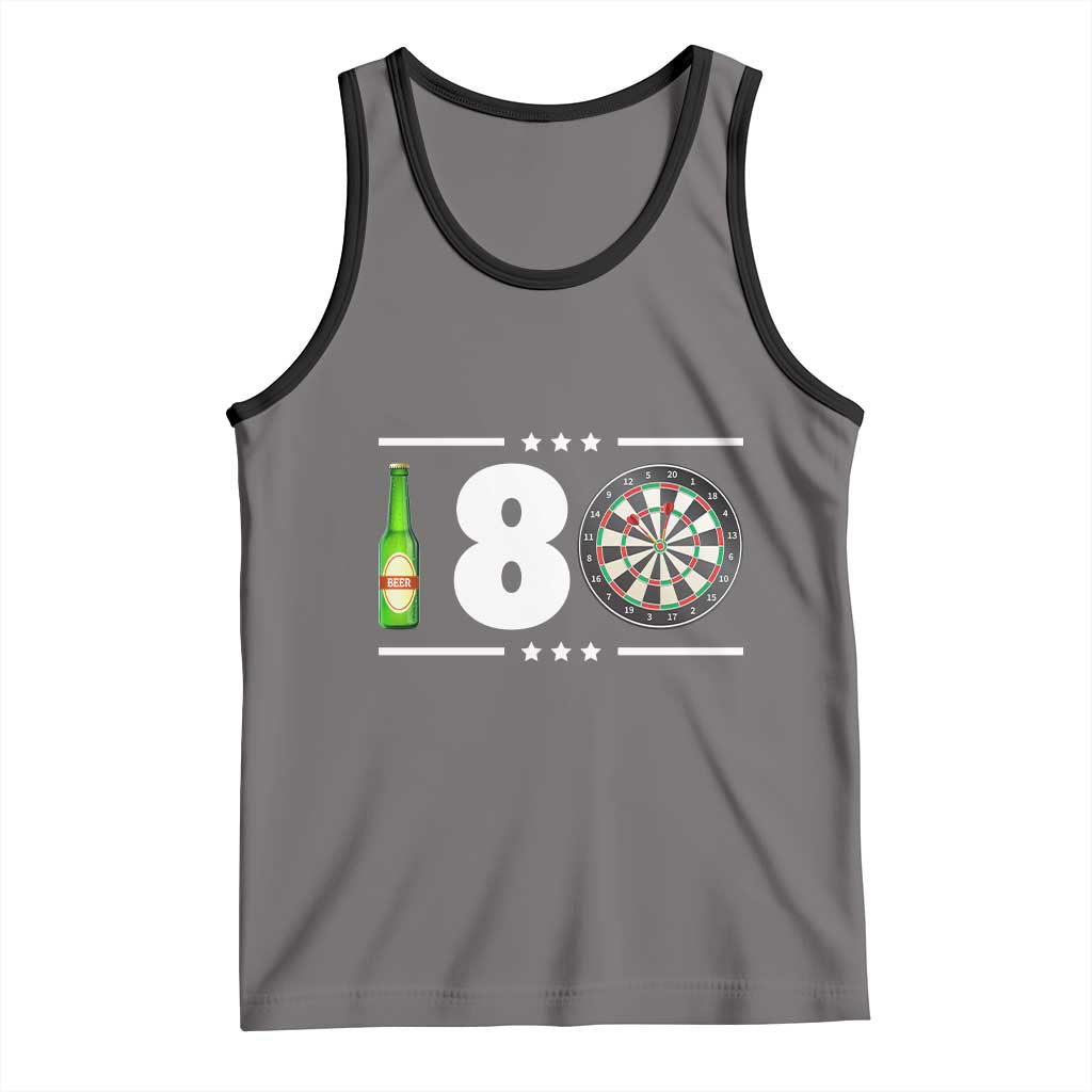 Darts Master 180 And Beer Tank Top Funny Bullseye Shooter Gift - Wonder Print Shop