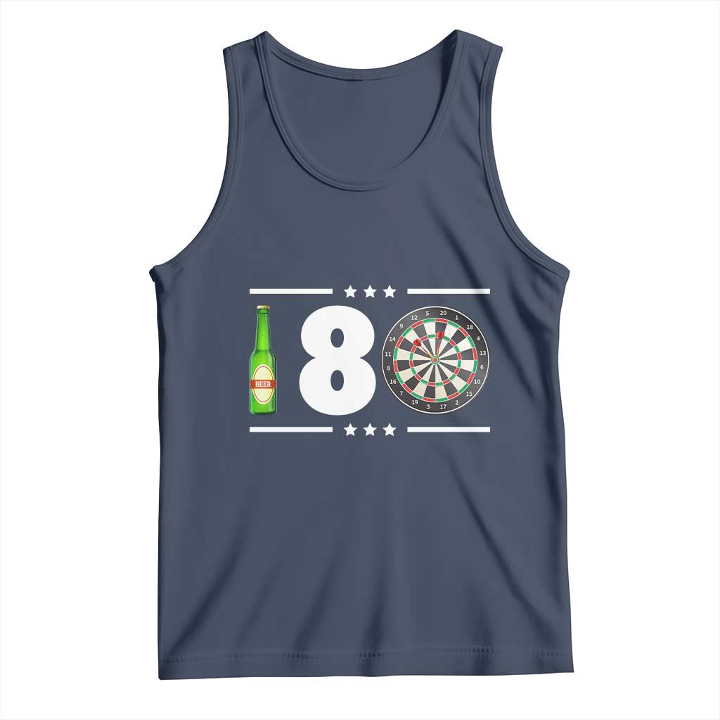Darts Master 180 And Beer Tank Top Funny Bullseye Shooter Gift - Wonder Print Shop