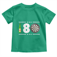 Darts Master 180 And Beer Toddler T Shirt Funny Bullseye Shooter Gift - Wonder Print Shop