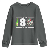 Darts Master 180 And Beer Youth Sweatshirt Funny Bullseye Shooter Gift - Wonder Print Shop