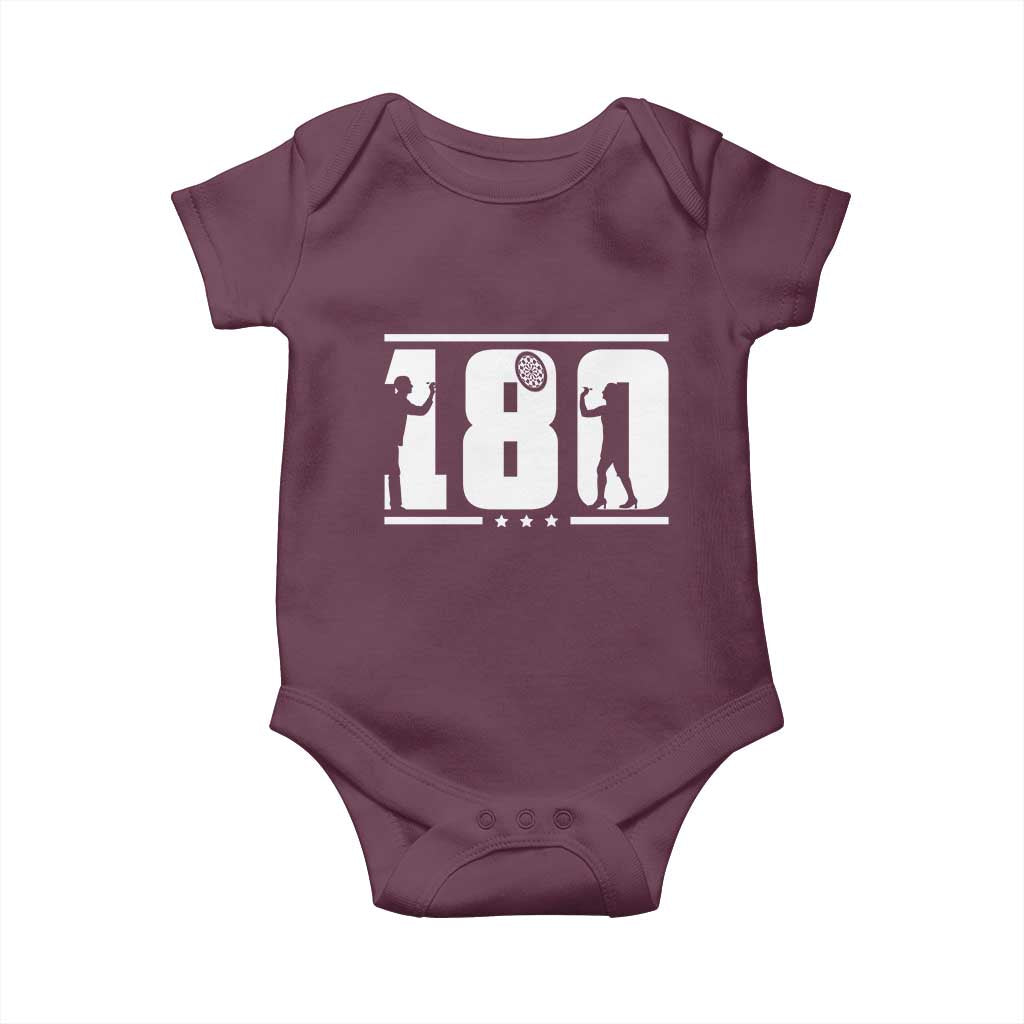 Darts 180 Max Score Player Baby Onesie Darts Fan Gift - Wonder Print Shop
