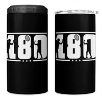 Darts 180 Max Score Player 4 in 1 Can Cooler Tumbler Darts Fan Gift - Wonder Print Shop