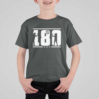Darts 180 Max Score Player T Shirt For Kid Darts Fan Gift - Wonder Print Shop