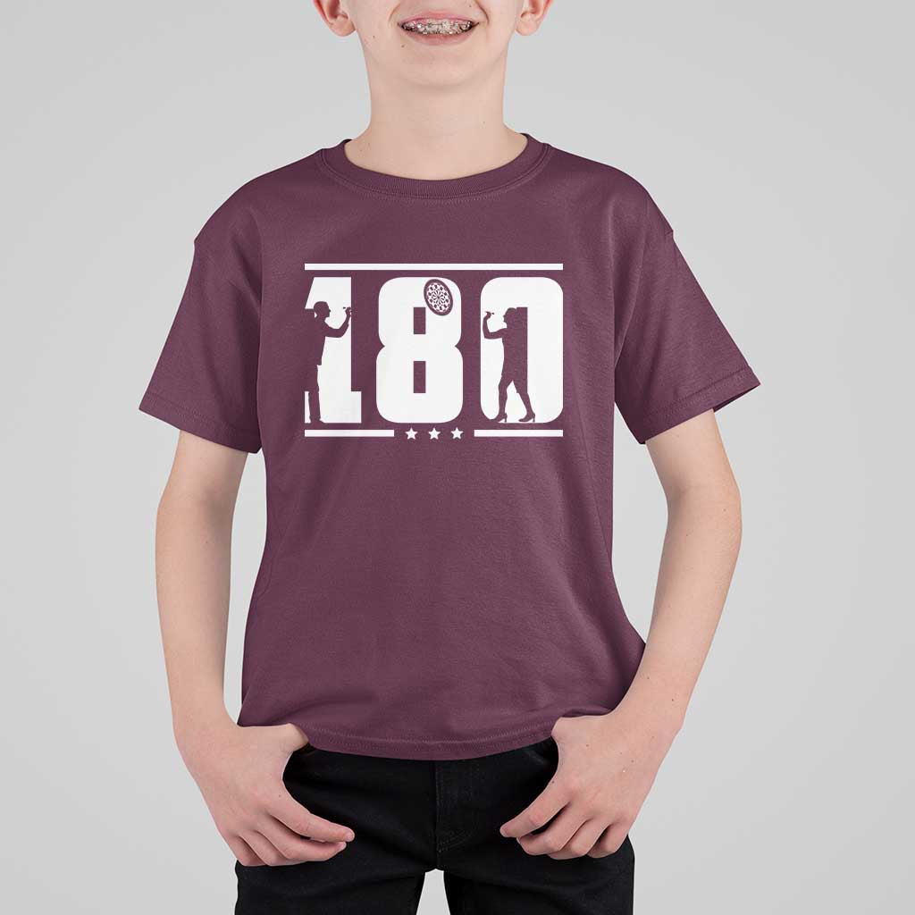 Darts 180 Max Score Player T Shirt For Kid Darts Fan Gift - Wonder Print Shop