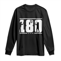 Darts 180 Max Score Player Long Sleeve Shirt Darts Fan Gift - Wonder Print Shop