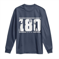 Darts 180 Max Score Player Long Sleeve Shirt Darts Fan Gift - Wonder Print Shop
