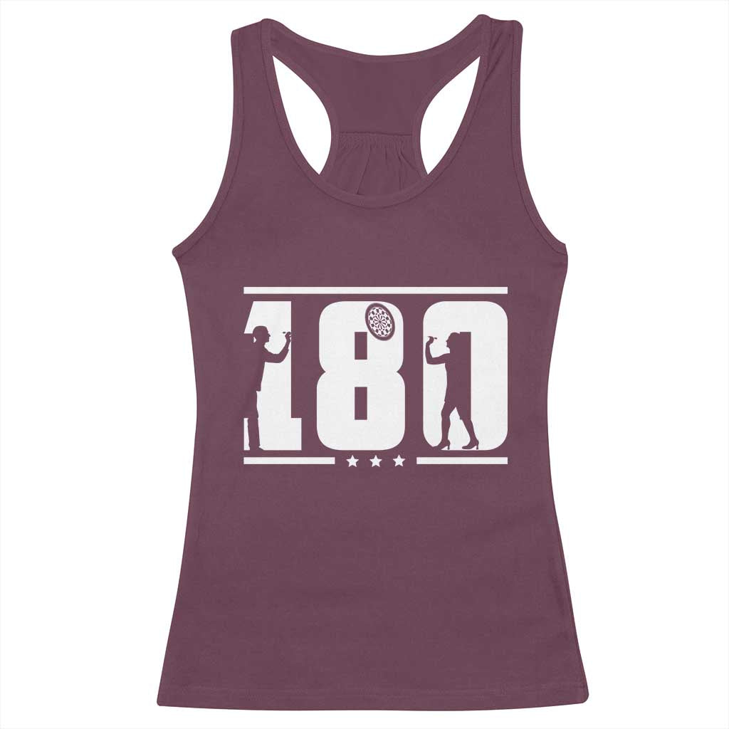 Darts 180 Max Score Player Racerback Tank Top Darts Fan Gift - Wonder Print Shop