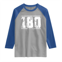 Darts 180 Max Score Player Raglan Shirt Darts Fan Gift - Wonder Print Shop