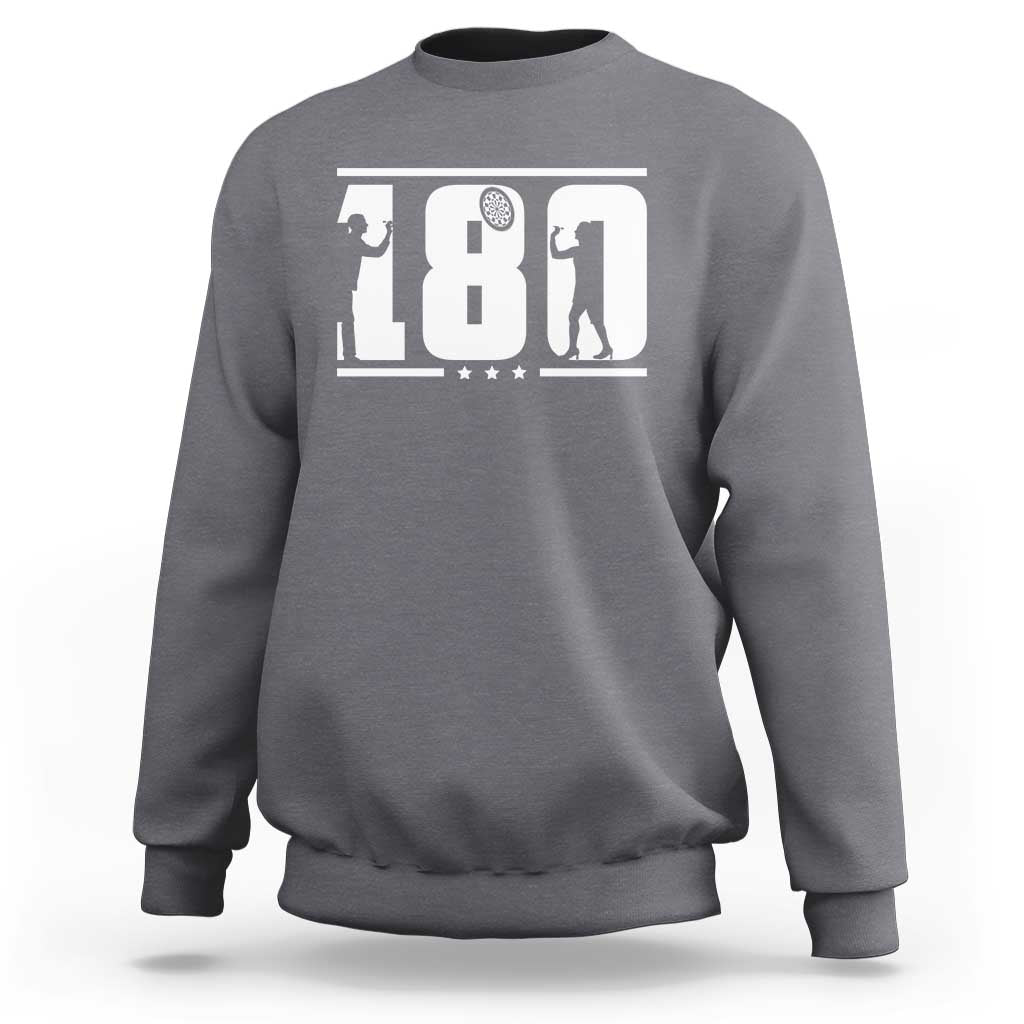 Darts 180 Max Score Player Sweatshirt Darts Fan Gift - Wonder Print Shop