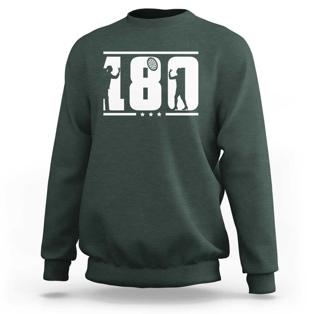 Darts 180 Max Score Player Sweatshirt Darts Fan Gift - Wonder Print Shop