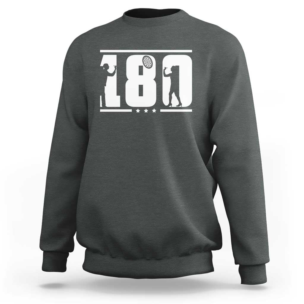 Darts 180 Max Score Player Sweatshirt Darts Fan Gift - Wonder Print Shop