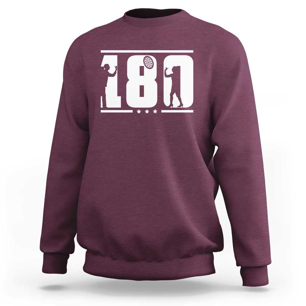 Darts 180 Max Score Player Sweatshirt Darts Fan Gift - Wonder Print Shop