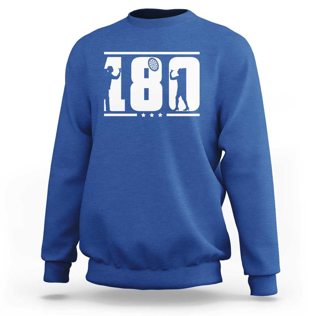 Darts 180 Max Score Player Sweatshirt Darts Fan Gift - Wonder Print Shop