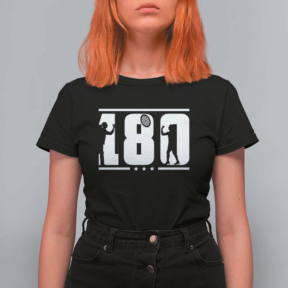 Darts 180 Max Score Player T Shirt For Women Darts Fan Gift - Wonder Print Shop