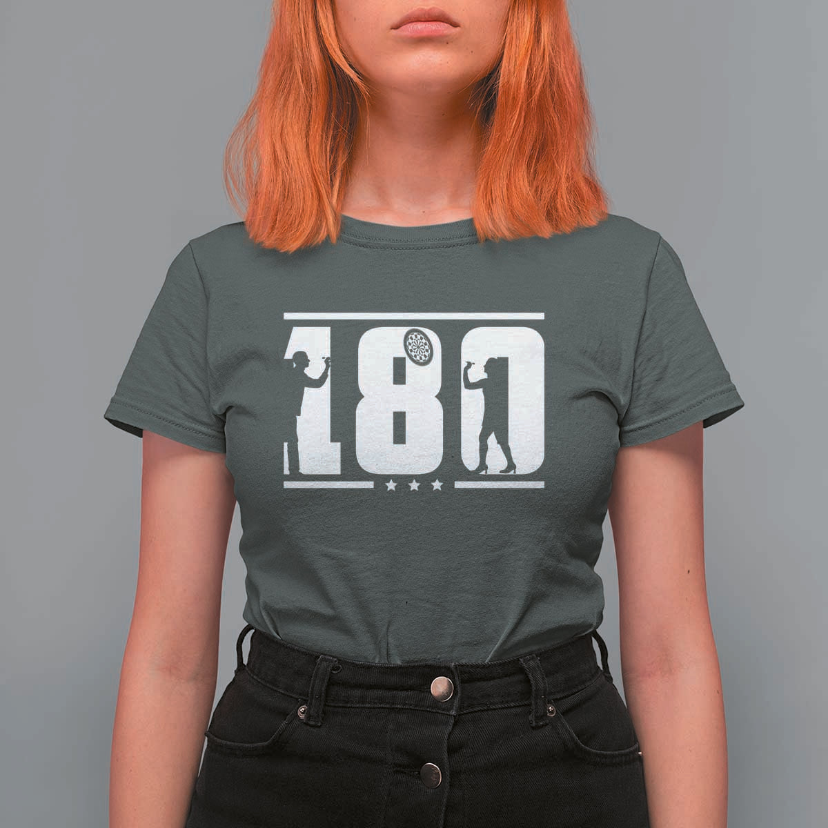 Darts 180 Max Score Player T Shirt For Women Darts Fan Gift - Wonder Print Shop