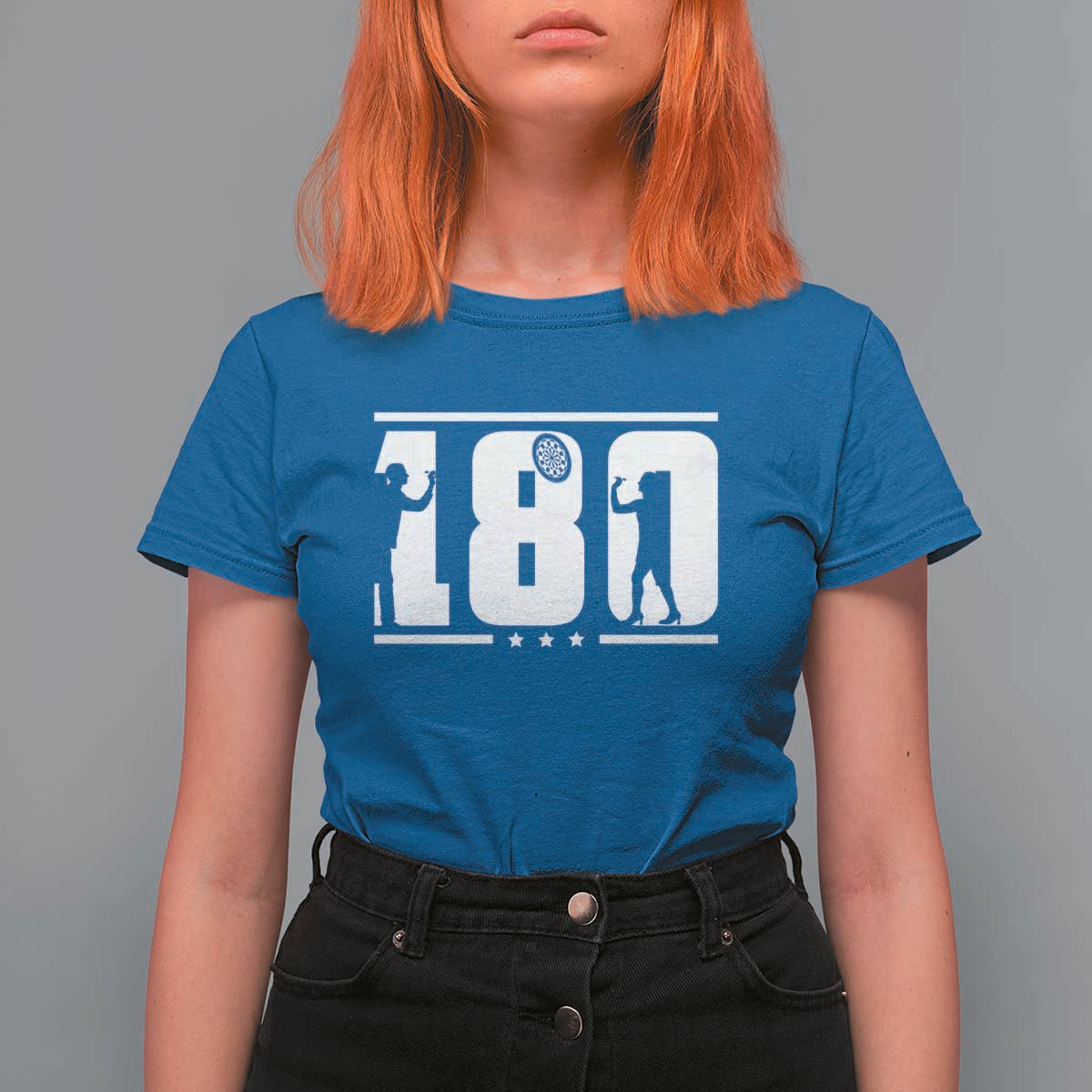Darts 180 Max Score Player T Shirt For Women Darts Fan Gift - Wonder Print Shop