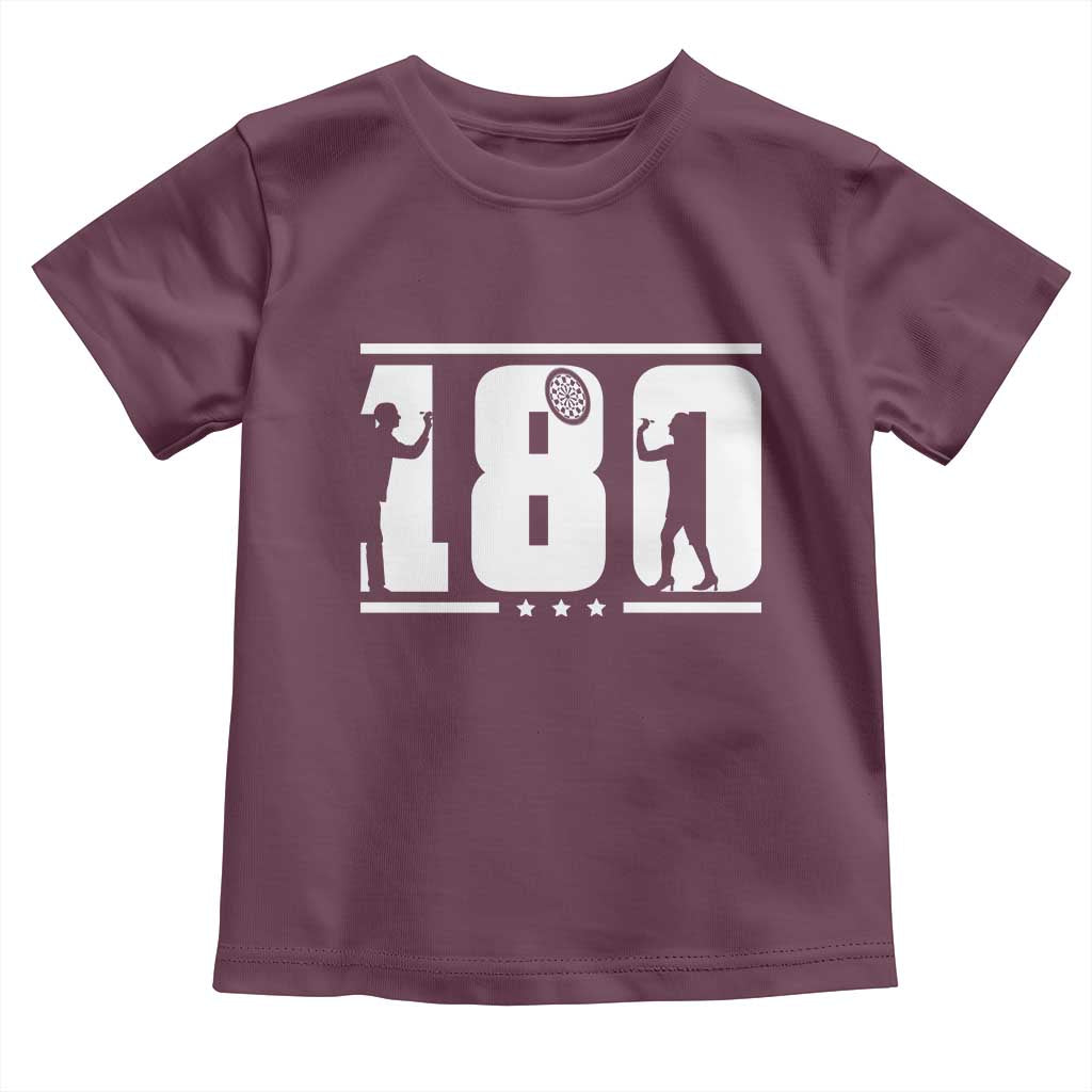Darts 180 Max Score Player Toddler T Shirt Darts Fan Gift - Wonder Print Shop