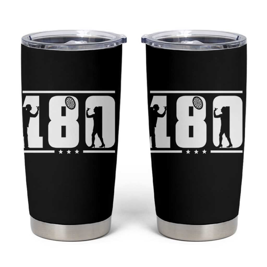 Darts 180 Max Score Player Tumbler Cup Darts Fan Gift - Wonder Print Shop