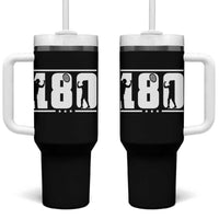 Darts 180 Max Score Player Tumbler With Handle Darts Fan Gift - Wonder Print Shop