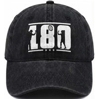 Darts 180 Max Score Player Washed Cotton Baseball Cap Darts Fan Gift