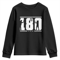 Darts 180 Max Score Player Youth Sweatshirt Darts Fan Gift - Wonder Print Shop