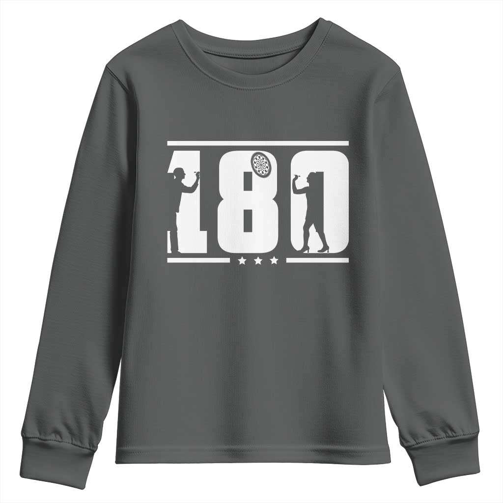 Darts 180 Max Score Player Youth Sweatshirt Darts Fan Gift - Wonder Print Shop