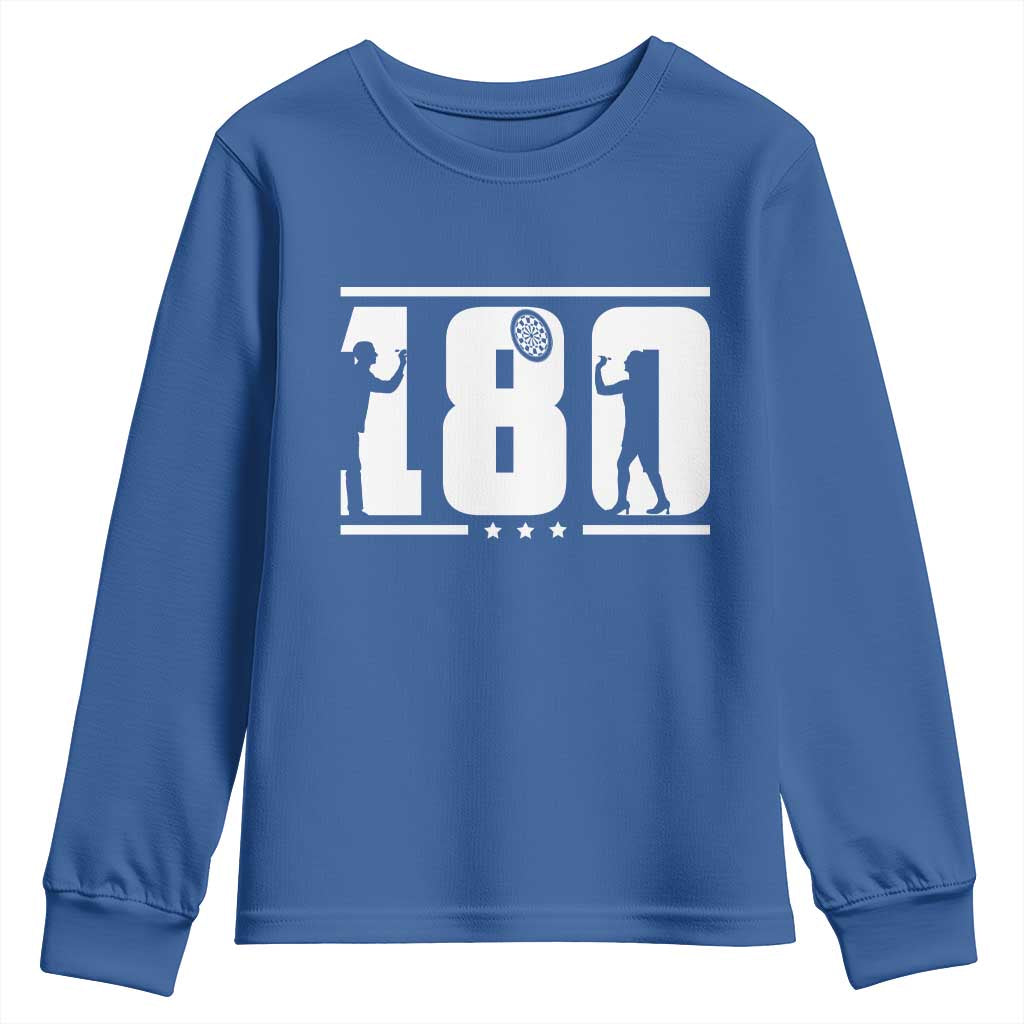 Darts 180 Max Score Player Youth Sweatshirt Darts Fan Gift - Wonder Print Shop