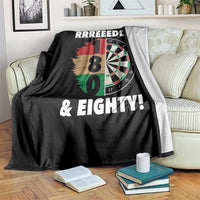 One Hundred And Eighty Throw Blanket Funny Darts Player Gift - Wonder Print Shop