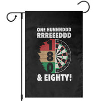 One Hundred And Eighty Garden Flag Funny Darts Player Gift - Wonder Print Shop